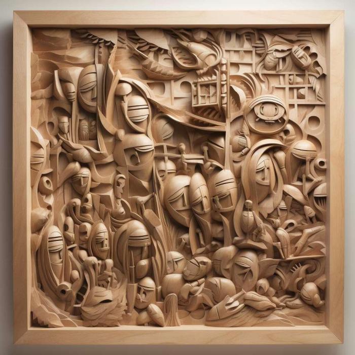 نموذج ثلاثي الأبعاد لآلة CNC 3D Art 